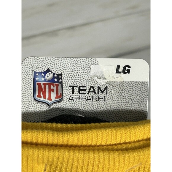 NEW! NFL TEAM APPAREL PITTSBURGH STEELERS BLACK GOLD ADULT LARGE Men Logo SOCKS - Picture 2 of 8